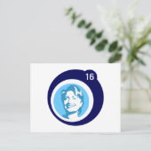 Bläserblase Postkarte (Stehend Vorderseite)