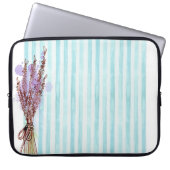 Bläserblauer Pflanze Laptopschutzhülle (Vorderseite)