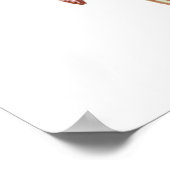 Bläserblauer Pflanze Poster (Ecke)