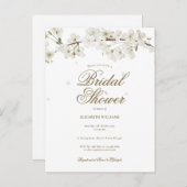 Bläserblütendusche Einladung (Vorne/Hinten)