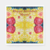 Bläserexplosion Serviette (Vorderseite)