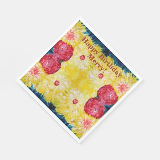 Bläserexplosion Serviette (Ecke)