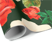 Bläserfarbenes, nahtloses Muster. Weißmohn Geschenkpapier (Rolleneckpunkt)