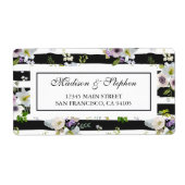 Bläserfarbenes Streifenmuster - Hochzeit (Vorne)