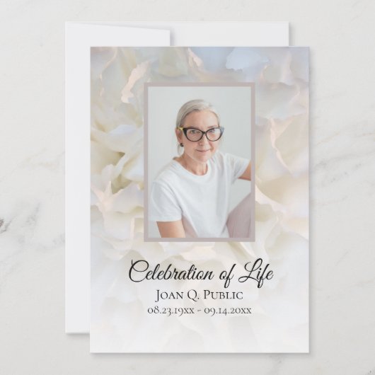 Bläserfeier zur Beerdigung des Lebens Einladung (Vorderseite)