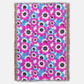 Bläserglänzende Neonmuster helle Farbe und blau Decke (Vorderseite Vertikal)