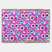 Bläserglänzende Neonmuster helle Farbe und blau Decke (Vorderseite)