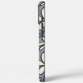 Bläsergraue und cremige Blume Case-Mate iPhone Hülle (Rückseite / Links)