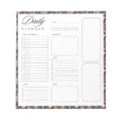 Bläsergrenzenlose universelle Tagesplanblätter Notizblock (Vorderseite)