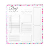 Bläsergrenzenlose universelle Tagesplanblätter Notizblock (Vorderseite)