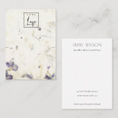 Bläserhandgemachte Papiertexte mit Fußleiste Visitenkarte (Vorne/Hinten)