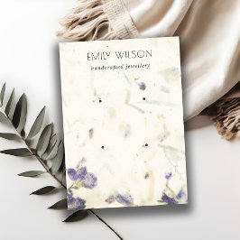 Bläserhandgemachte Papiertextur 2 Ohrenanzeige Visitenkarte