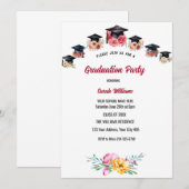 Bläserin- und Hatschende Einladung (Vorne/Hinten)