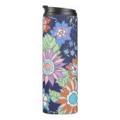 Bläsernahes Muster Frühjahr - Sommer Thermosbecher (Nach rechts gedreht)