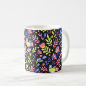 Bläsernahes Muster. Frühlingsblumen und Kaffeetasse (VorderseiteRechts)