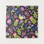 Bläsernahes Muster. Frühlingsblumen und Wandteppich (Vorderseite)