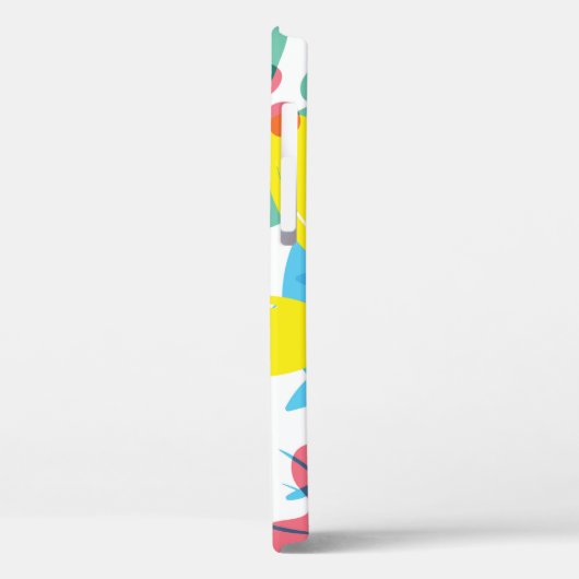 Bläsernahes Muster mit Transparenzelementen. Case-Mate iPhone Hülle (Rückseite / Links)