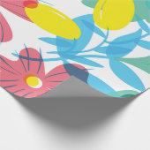 Bläsernahes Muster mit Transparenzelementen. Geschenkpapier (Ecke)