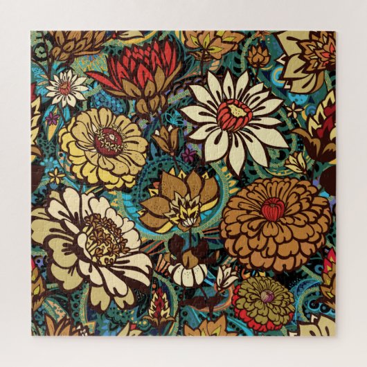 Bläsernahes Muster, originales Druckdesign. Puzzle (Vertikal)