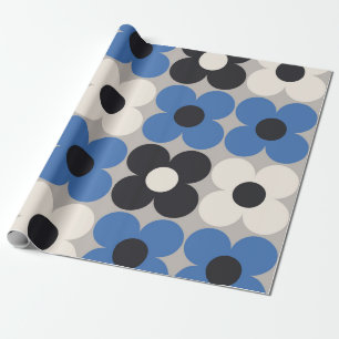 Bläsernahes Muster. skandinavischer Stil Geschenkpapier