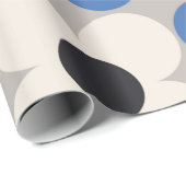 Bläsernahes Muster. skandinavischer Stil Geschenkpapier (Rolleneckpunkt)