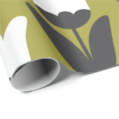 Bläsernahes Muster. skandinavischer Stil Geschenkpapier (Rolleneckpunkt)