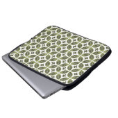 Bläsernahes Muster. skandinavischer Stil Laptopschutzhülle (Vorne Knopf)