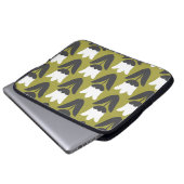 Bläsernahes Muster. skandinavischer Stil Laptopschutzhülle (Vorne Knopf)