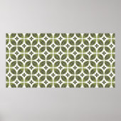 Bläsernahes Muster. skandinavischer Stil Poster (Vorne)