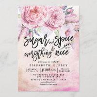 Bläserne Babydusche Zucker & Gewürze & Alles nett