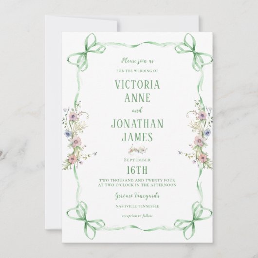 Bläserne Bläschen Einladung (Vorderseite)