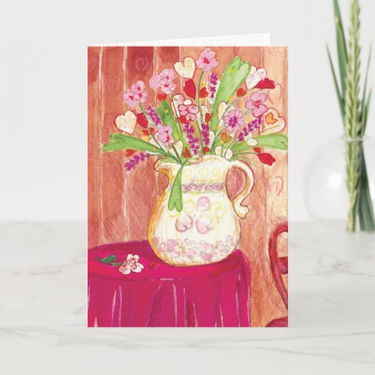 Bläserne Bläschen Karte (Vorderseite)