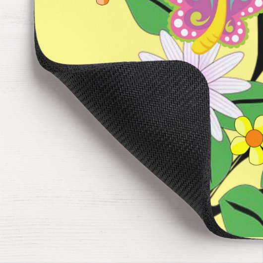 Bläserne Blume Butterfly Maus Pad! Mousepad (Ecke)