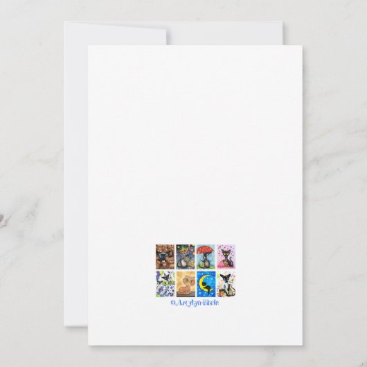 Bläserne Blume Fragile Beauties von AmyLyn Bihrle Einladung (Rückseite)