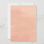 Bläserne Blütenmädchen Einladung (Rückseite)