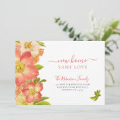 Bläserne botanische Blüten elegant bewegend Ankündigung (Stehend Vorderseite)