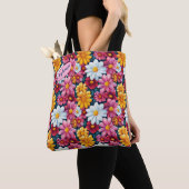 Bläserne Daisy Print Custom Totbeutel Tasche (Von Nahem)
