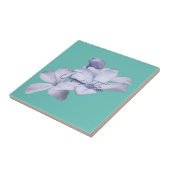 Bläserne Elegante Minimalistische Kalligrafie Name Fliese (Seite)