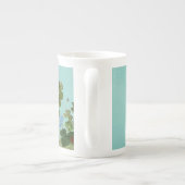 Bläserne Elegante Minimalistische Kalligrafie Name Porzellantasse (Rückseite)