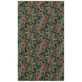 Bläserne Hochzeit der Rose Black & Red Peony Tischdecke (Vorderseite)