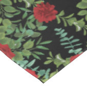 Bläserne Hochzeit der Rose Black & Red Peony Tischdecke (Schrägansicht)