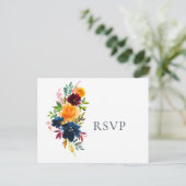 Bläserne Hochzeit von hellen Wasserfarben RSVP Einladungspostkarte (Stehend Vorderseite)