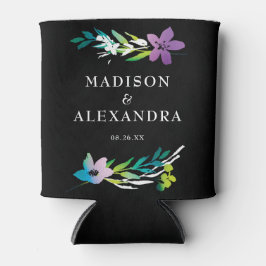 Bläserne Hochzeitsnamen und Datum Dosenkühler