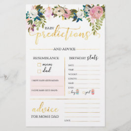 Bläserne Kinderdusche Vorhersagen Spiel