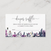 Bläserne Schädelschlange Windelspulendusche Begleitkarte (Vorderseite)