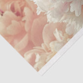 Bläserne Vintage Peoniten im Blütenrückgang Seidenpapier (Ausschnitt)