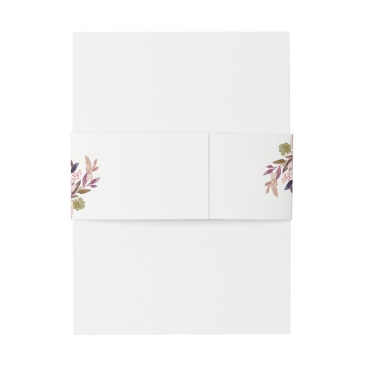 Bläserne Wasserfarben Einladung Bauchband Einladungsbanderole (Rückseitenbeispiel)