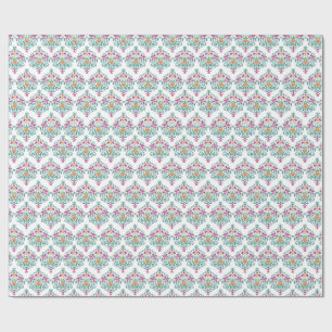 Bläserne Whimsy Moderne Damask Freude. Geschenkpapier