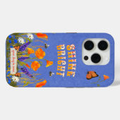 Bläserne Wildblumen Butterflies Inspiration Case-Mate iPhone Hülle (Rückseite (Horizontal))