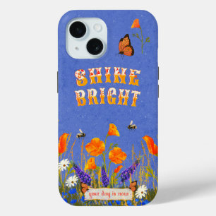 Bläserne Wildblumen Butterflies Inspiration Case-Mate iPhone Hülle